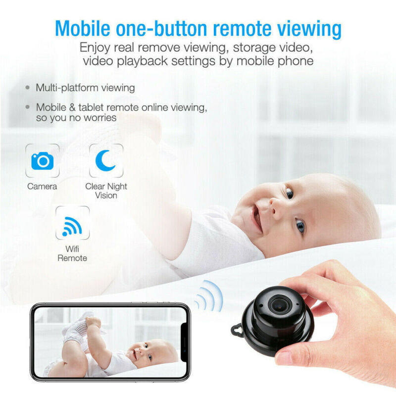 WiFi CCTV Camera 1080P Wireless Security Cam with Night Vision IR – Indoor Outdoor Home Surveillance