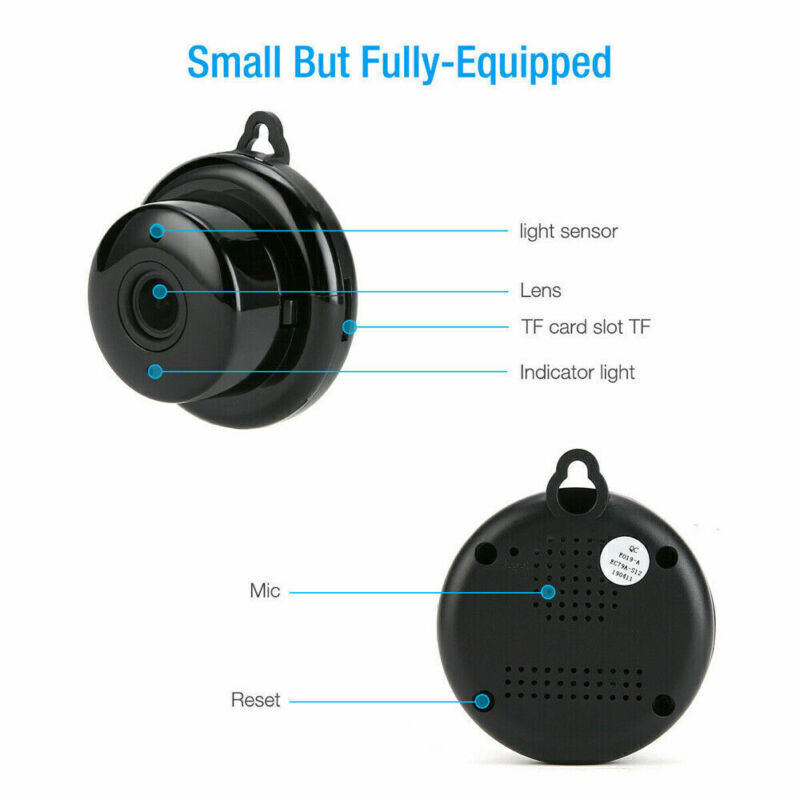 WiFi CCTV Camera 1080P Wireless Security Cam with Night Vision IR – Indoor Outdoor Home Surveillance